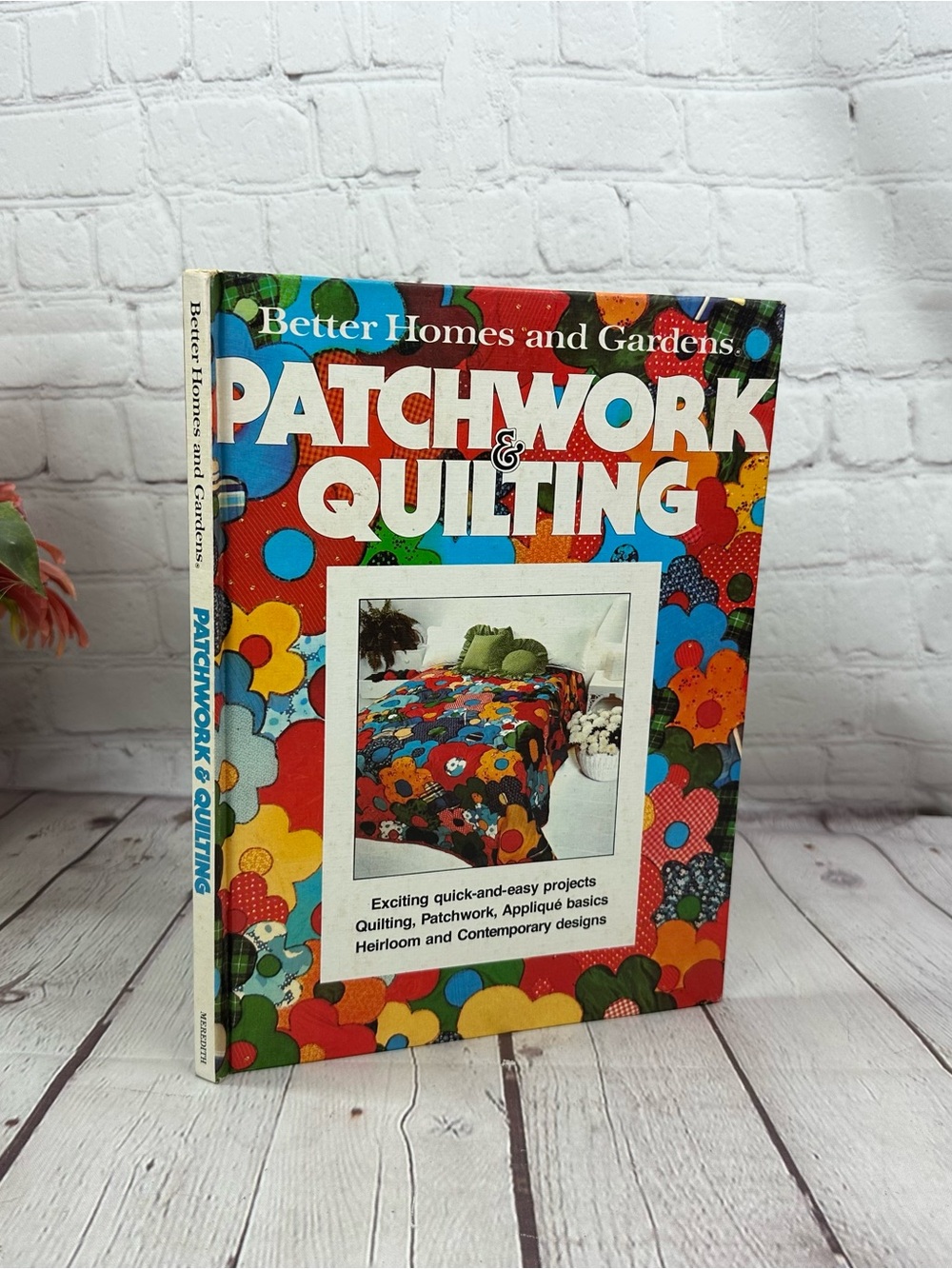 vtg 1980 Better Homes And Gardens Patchwork & Quilting Book retro cottage granny